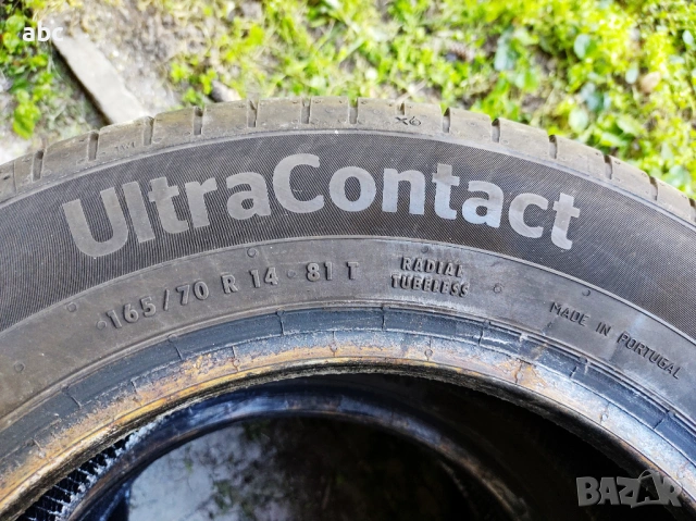Летни гуми Continental UltraContact 165/70/14 81T на 8,000 км, снимка 9 - Гуми и джанти - 54324415