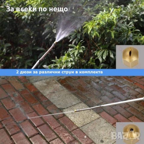 Накрайник за маркуч водоструйка - спрей дюза за миене под високо налягане, WATER JET, снимка 8 - Други - 42791759