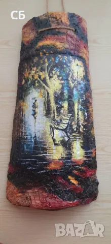 Керемида-декупаж за стена, снимка 7 - Декорация за дома - 49286811