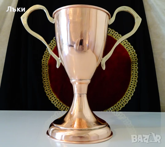 Меден бокал,чаша 650 мл.,чиста червена мед. , снимка 8 - Антикварни и старинни предмети - 51387903