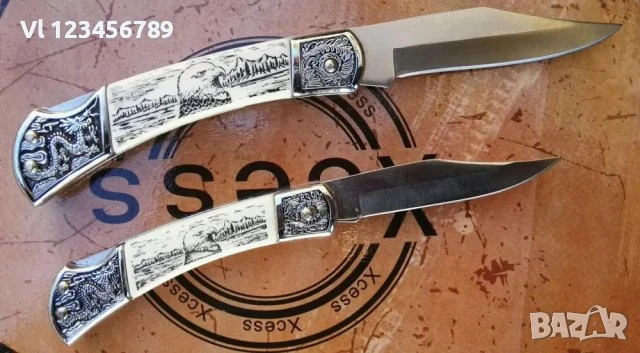 Сгъваем нож АМЕРИКАНСКИ ОРЕЛ, снимка 3 - Ножове - 50810353