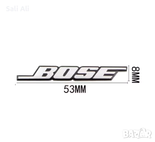 Комплект емблеми Bose за автомобилни тонколони 4 бр./комплект, метални, снимка 2 - Аксесоари и консумативи - 51802591