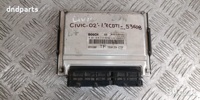 Компютър Honda Civic 1.7CTDi 2002г. 0281010419	