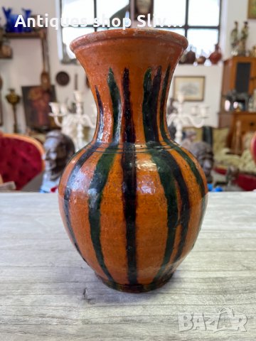 Автентична керамична ваза №1864, снимка 3 - Антикварни и старинни предмети - 35618951