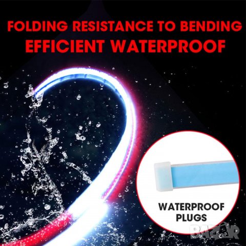 Предупредителна диодна лента за вратата на автомобила, снимка 7 - Аксесоари и консумативи - 31747689