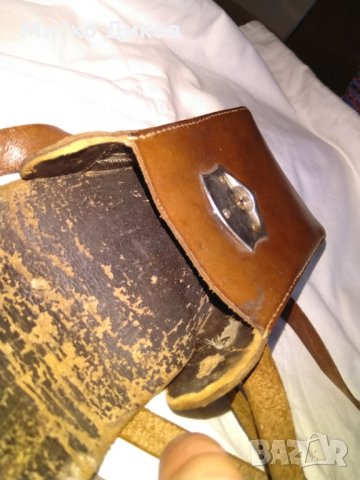 Чанта за врата през рамо естествена кожа за разни неща 160х90х40мм, снимка 7 - Чанти - 34537554