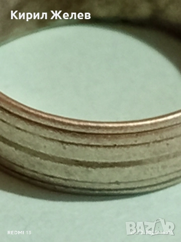 РЕТРО СТИЛНА СРЕБЪРНА ХАЛКА КЛАСИЧЕСКИ ДИЗАЙН МАЙСТОРСКА ИЗРАБОТКА 43765, снимка 6 - Пръстени - 52858166