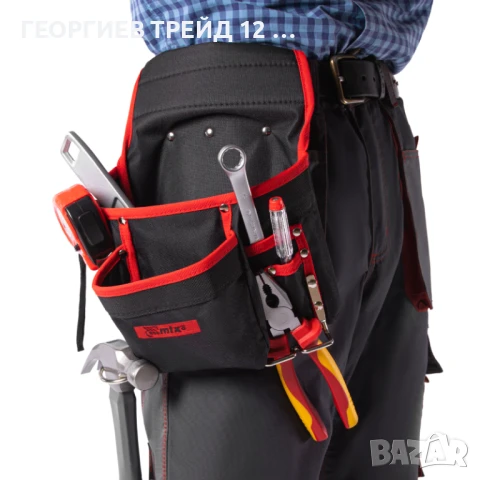 Паласка за колан, 8 джоба, държатели за чук и клещи MTX - 902429, снимка 6 - Клещи - 50601876