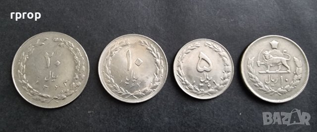 Монети. Иран . Стари монети. 4 бройки.