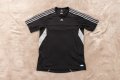 Спортна тениска Adidas, черна, S, снимка 1 - Тениски - 33929948