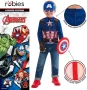 Нов Костюм за деца Капитан Америка Disney Marvel 4-6 години, снимка 2