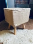🌿 Ръчно изработена табуретка – артистичен акцент за интериора, снимка 13