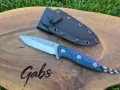 Нож с фиксирано острие FOX Knives FX529,фултанг с тактическа кания, снимка 4