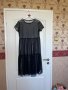 Черна нова плажна  дълга прозрачна тюлена тюл рокля , снимка 10