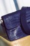 дамска маркова чанта Cayman Shiny Strap Bag Baby Blue Hvisk Bags  , снимка 2