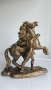„Укротителя на коне“ , руска, метална статуетка , снимка 1