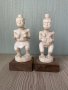 Двойка статуетки слонова кост, снимка 1 - Колекции - 35447439