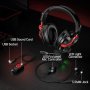 Tatybo Слушалки за PC/PS5/Xbox, RGB, Ултра-Ясен Микрофон, снимка 9