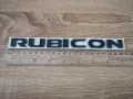 черен надпис емблема Jeep Rubicon, снимка 5