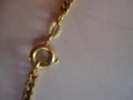 Позлатено колие верижка  Gold Double FBM, снимка 3