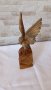 Стара дървена фигура - Орел - дърворезба, снимка 8