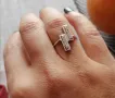 Сребърен пръстен - модел KR252, снимка 4
