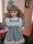 Прекрасна стара порцеланова кукла , снимка 2
