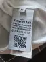 Бяла Тениска Stone Island с Пач на Ръкава (Размер M), снимка 5