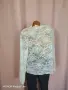 XL Черен сатенен панталон, 2/3XL Бяла дантелена блуза, 2XL дантелена блуза в екрю, снимка 3