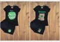 Gucci Дамски Черен Летен Комплект🔝Дамски Къс Спортен Екип Гучи - 2 Модела Код LFS522, снимка 1