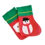 5397 Малък декоративен коледен чорап за подаръци с картинка, снимка 4