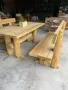 Градински комплект 3 в 1 (Маса и две пейки), снимка 4