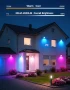 OUTON V2 Смарт външни LED прожектори RGBAICW, приложение и дистанционно, 4 броя, IP65, снимка 3