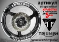 Triumph Speed Triple кантове и надписи за джанти, снимка 9