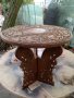 Стара декоративна  дървена маса , снимка 1 - Други ценни предмети - 42222828