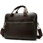 Мъжка кожена бизнес чанта (Функционално/елегантно куфарче за лаптоп 15) Естествена кожа!, снимка 1