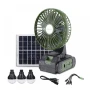 Соларна осветителна система GD-8081 с вентилатор, 3 крушки, снимка 1