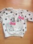 Джинси и блузка със зайчета , снимка 1 - Комплекти за бебе - 30567957