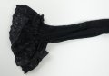S нови черни мрежести чорапи със силикон, снимка 2