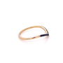 Златен дамски пръстен 0,93гр. размер:55 14кр. проба:585 модел:22115-6, снимка 3