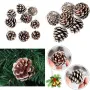 Комплект от 6 или 12 Броя коледни шишарки, снимка 1