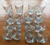 Комплект стъклени чаши - 16 части, снимка 2