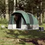 vidaXL Къмпинг палатка тунелна, за 3 души, зелена, водоустойчива, снимка 3