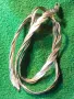 НЕЖНО ЛЕНТОВИДНО СРЕБЪРНО КОЛИЕ СРЕБРО 925 MADE in ITALY с БЯЛА ПОЗЛАТА - ЧАСТ от КОМПЛЕКТ 50139, снимка 16