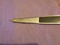 Нож за писмо немски Inoxidable rostfrei stainless aahen letter opener 197х90мм, снимка 4