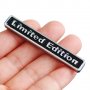 Надпис/Емблема метална Limited Edition Черна/Червена, снимка 5