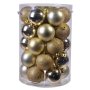 30 броя Комплект Златни коледни топки, снимка 1 - Други стоки за дома - 42671972
