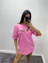 Дамска розова тениска Два цвята , снимка 1