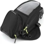 Мото чанта за резервоар Automat, Водоустойчива, Прозрачен прозорец, Черна, снимка 2
