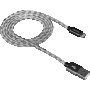 Зареждащ кабел CANYON CFI-3, Lightning USB Cable for Apple, 1М, Сив SS30235, снимка 1 - USB кабели - 40062756
